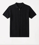 Camisa Polo Malha Meio Zíper