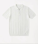 Camisa Polo Malha Meio Zíper