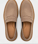 Mocassim Penny Loafer Camurça