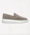 Mocassim Penny Loafer em Camurça