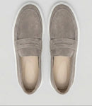 Mocassim Penny Loafer em Camurça