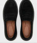 Mocassim Penny Loafer em Camurça
