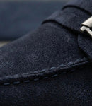 Mocassim Penny Loafer em Camurça