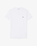 Camiseta de Algodão Pima Leve com Gola V - LCT