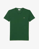 Camiseta de Algodão Pima Leve com Gola V - LCT